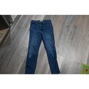 Madewell High-Rise Skinny Jeans Women’s Size 28 Dark Wash Stretch Denim